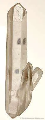 Quartz With Fluorite Inclusions (Doubly-Terminated) image