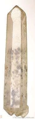 Quartz With Fluorite Inclusions (Doubly-Terminated) image
