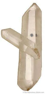 Quartz With Fluorite Inclusions (Doubly-Terminated) image