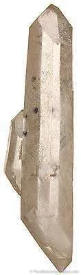 Quartz With Fluorite Inclusions (Doubly-Terminated) image