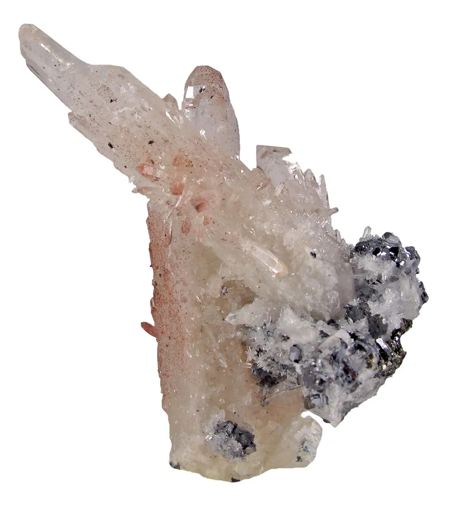 Quartz With Galena image