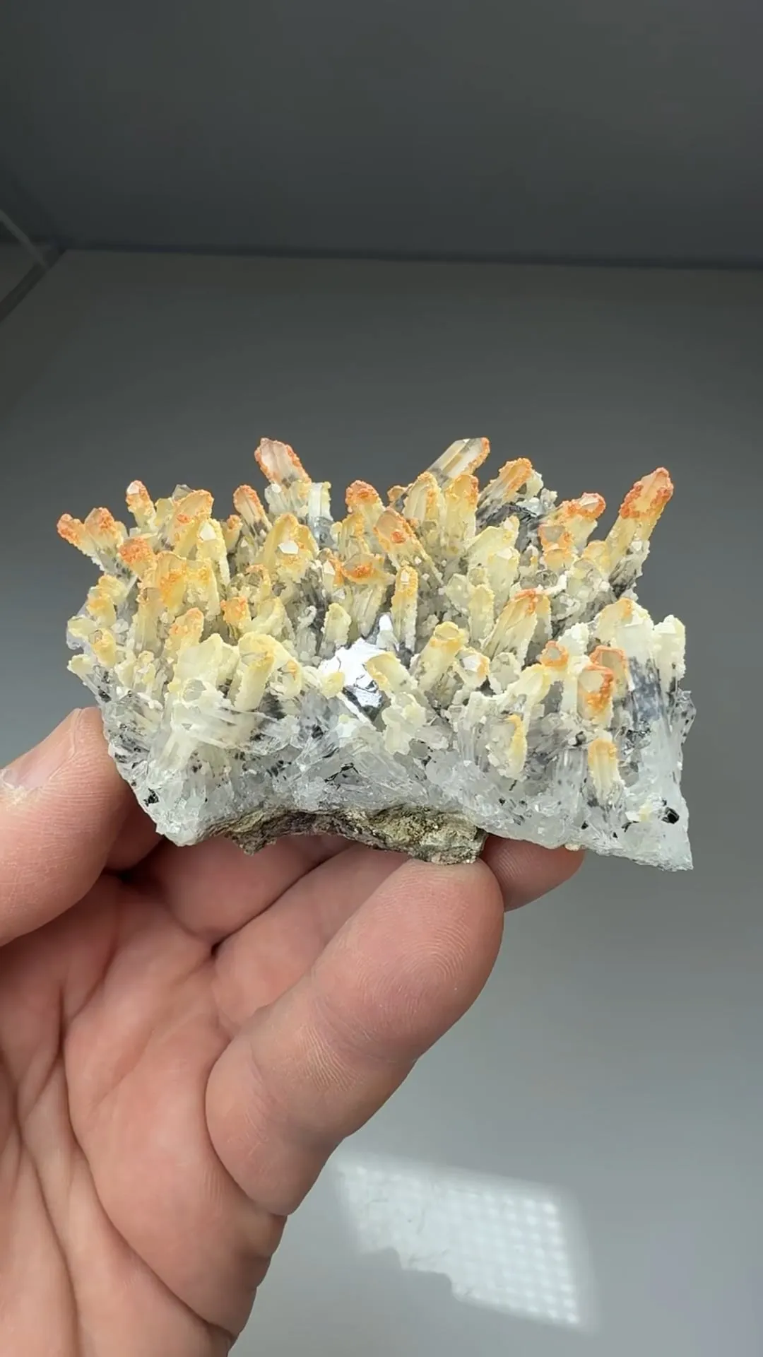 Quartz with Galena, Calcite - image 2