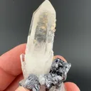 Quartz with Galena, Siderite - image 1