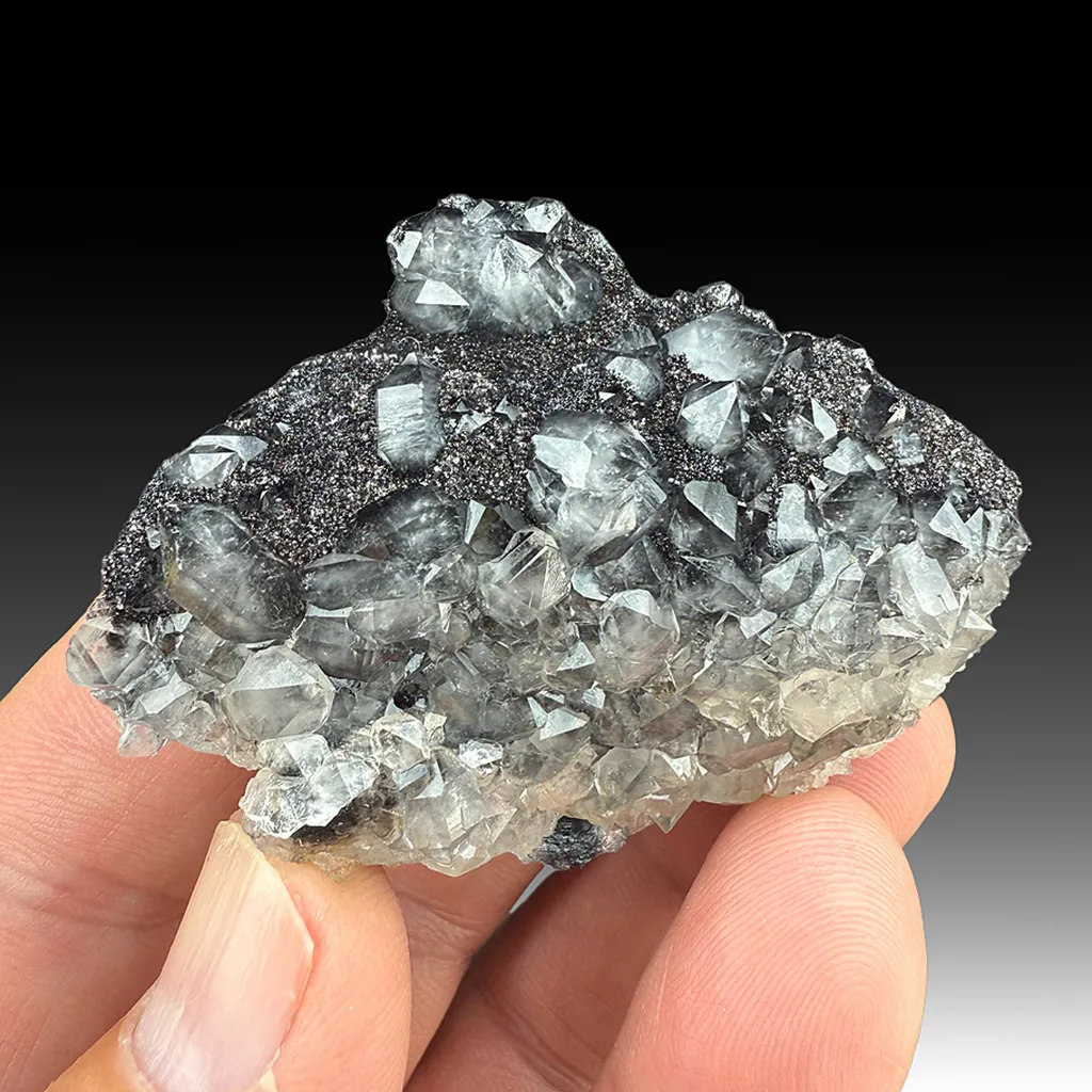 Quartz with Goethite, Calcite image