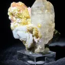 Quartz with golden mica and alurgite  red mica - image 5