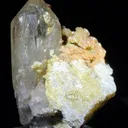 Quartz with golden mica and alurgite  red mica - image 2
