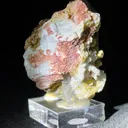 Quartz with golden mica and alurgite  red mica - image 7