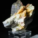 Quartz with golden mica and alurgite  red mica - image 10