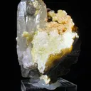 Quartz with golden mica and alurgite  red mica - image 3