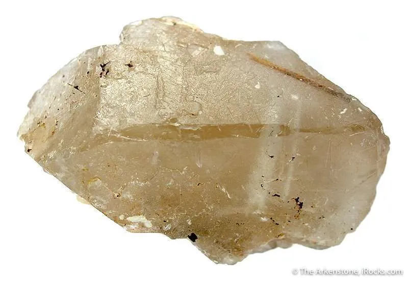 Quartz With Hambergite Inclusion image
