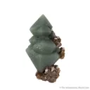 Quartz with Hedenbergite Inclusions and Andradite Garnet - image 1