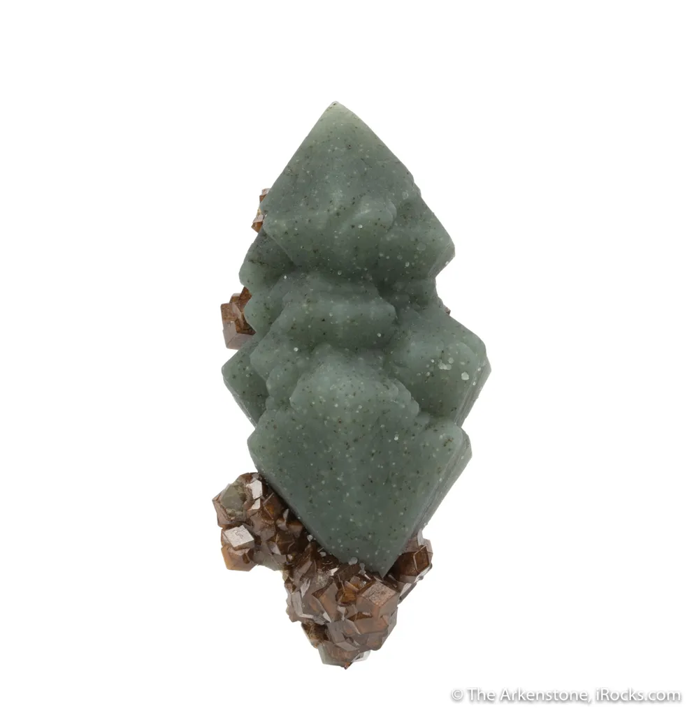 Quartz with Hedenbergite Inclusions and Andradite Garnet - image 2