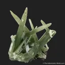 Quartz with Hedenbergite on Axinite - image 1