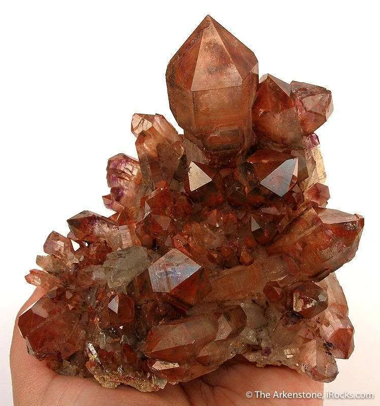 Quartz With Hematite image