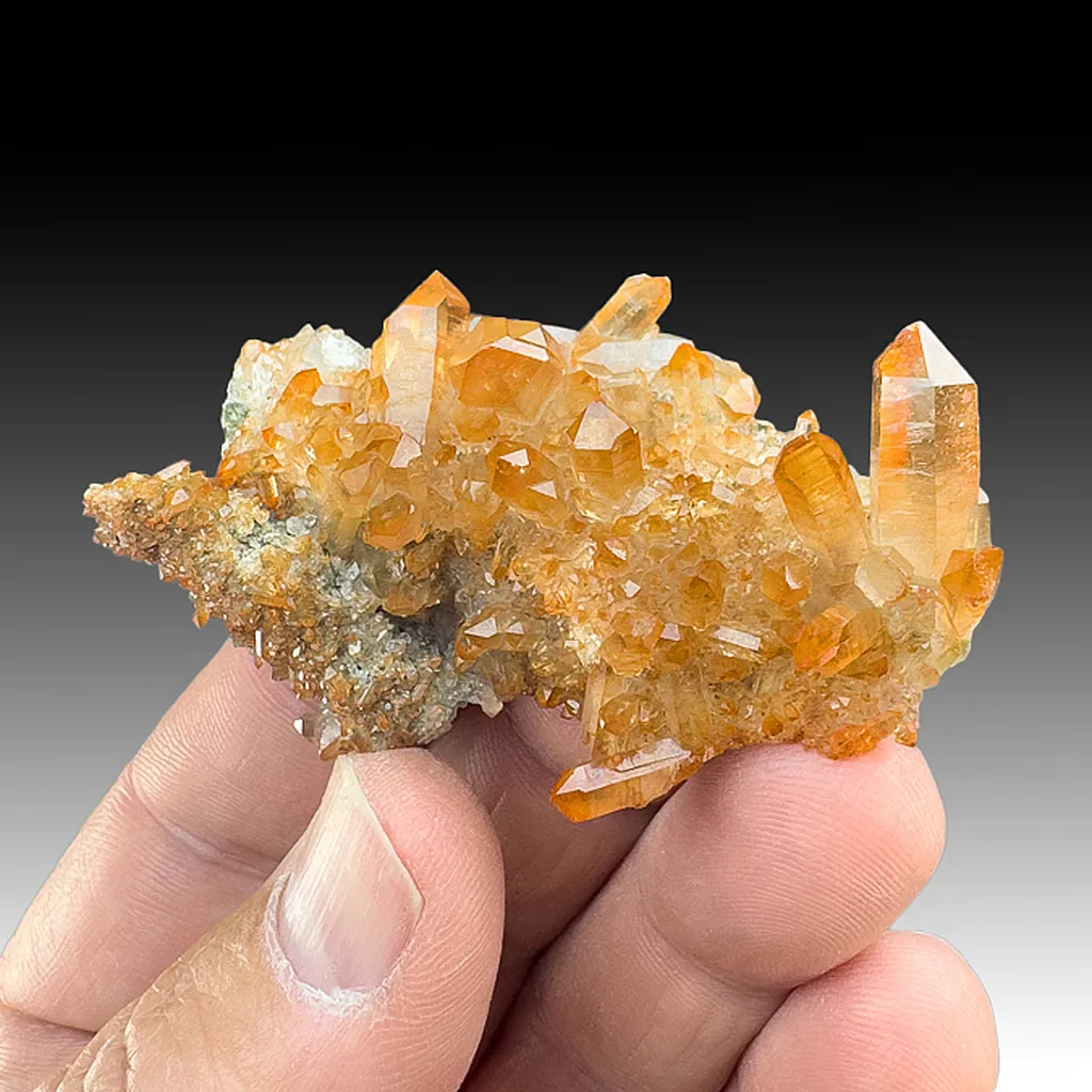 Quartz with Hematite