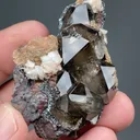 Quartz with Hematite, Barite - image 2