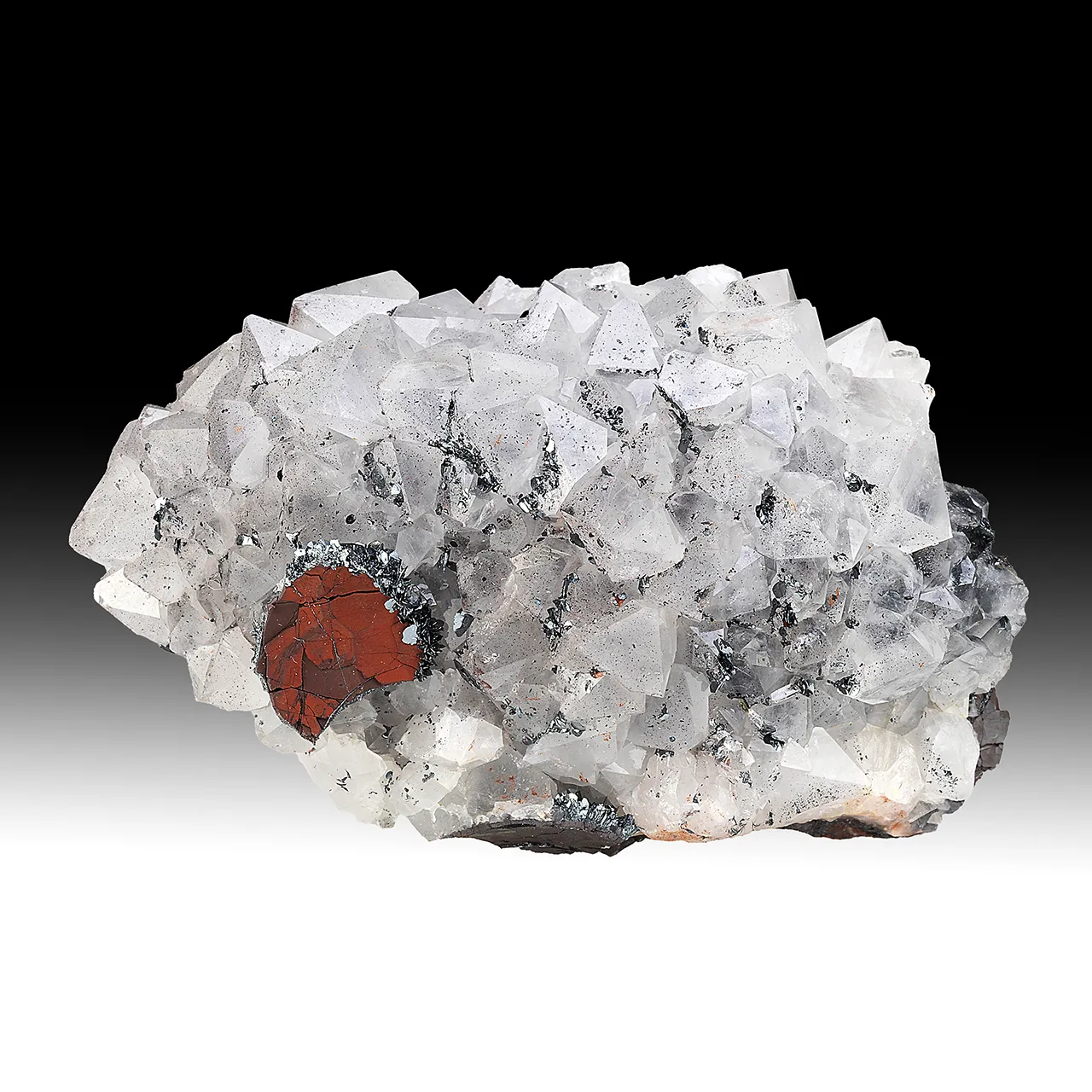 Quartz with Hematite - image 1