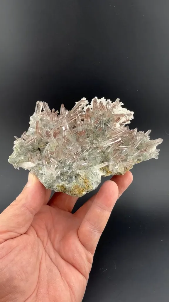 Quartz with Hematite, Calcite image