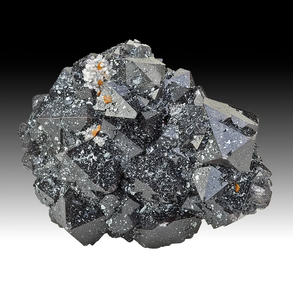 Quartz with Hematite, Calcite image