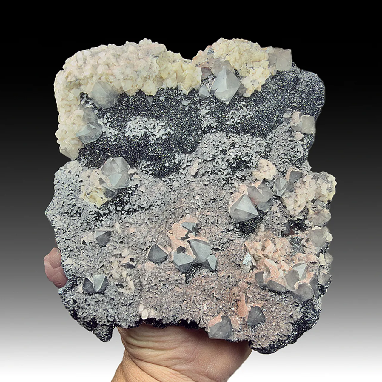 Quartz with Hematite, Dolomite - image 1