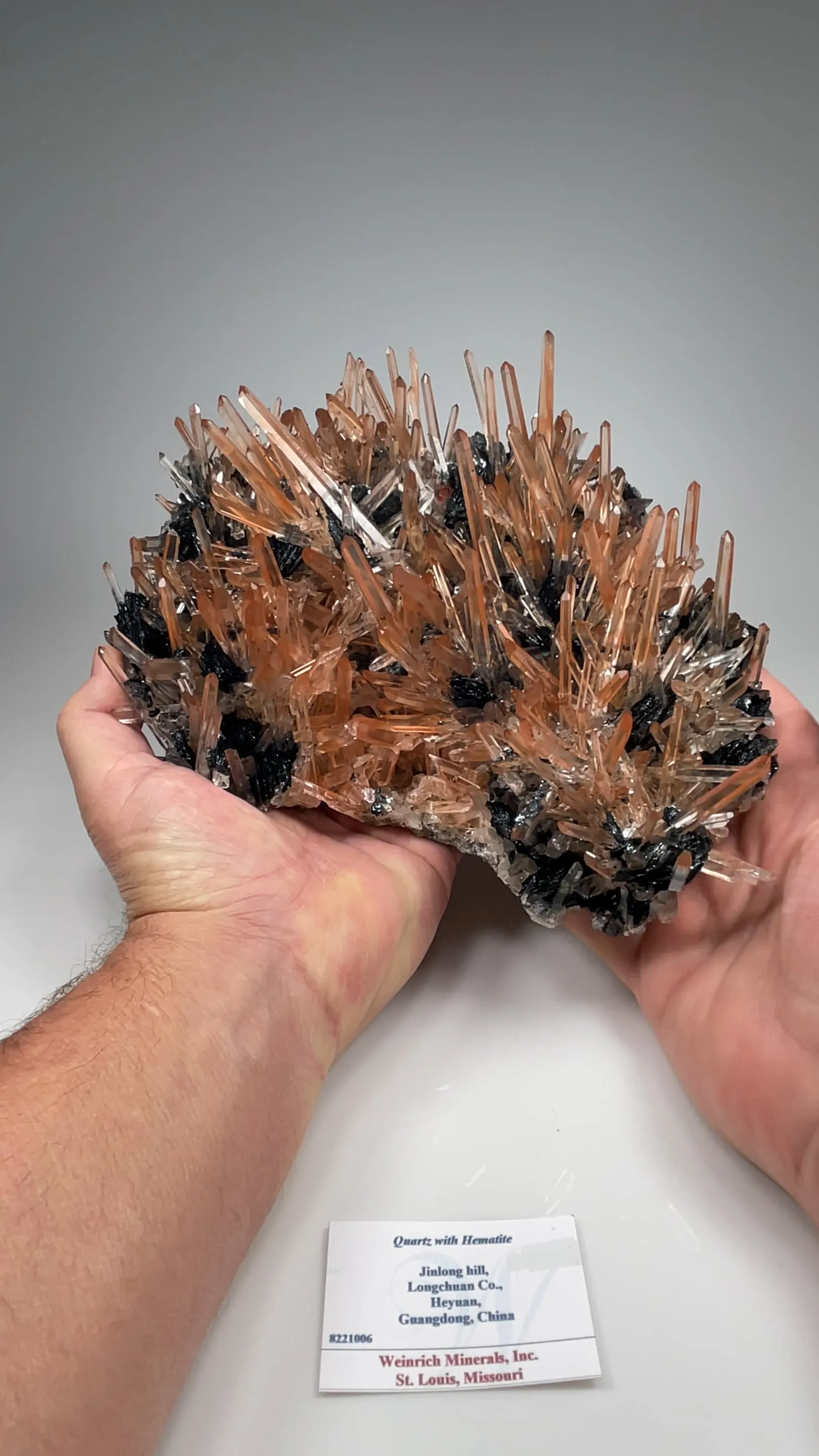 Quartz with Hematite - image 2