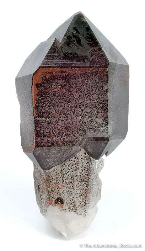 Quartz With Hematite-Included Scepter image