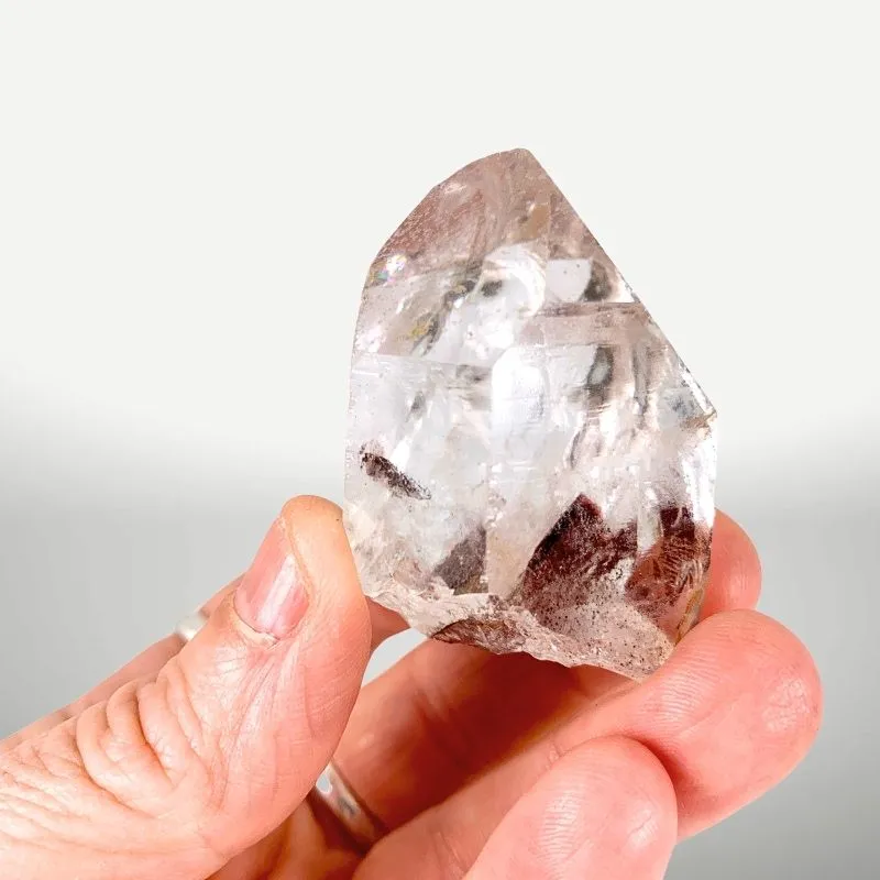 Quartz with Hematite Inclusions from India, Tamil Nadu, Karur District - image 3