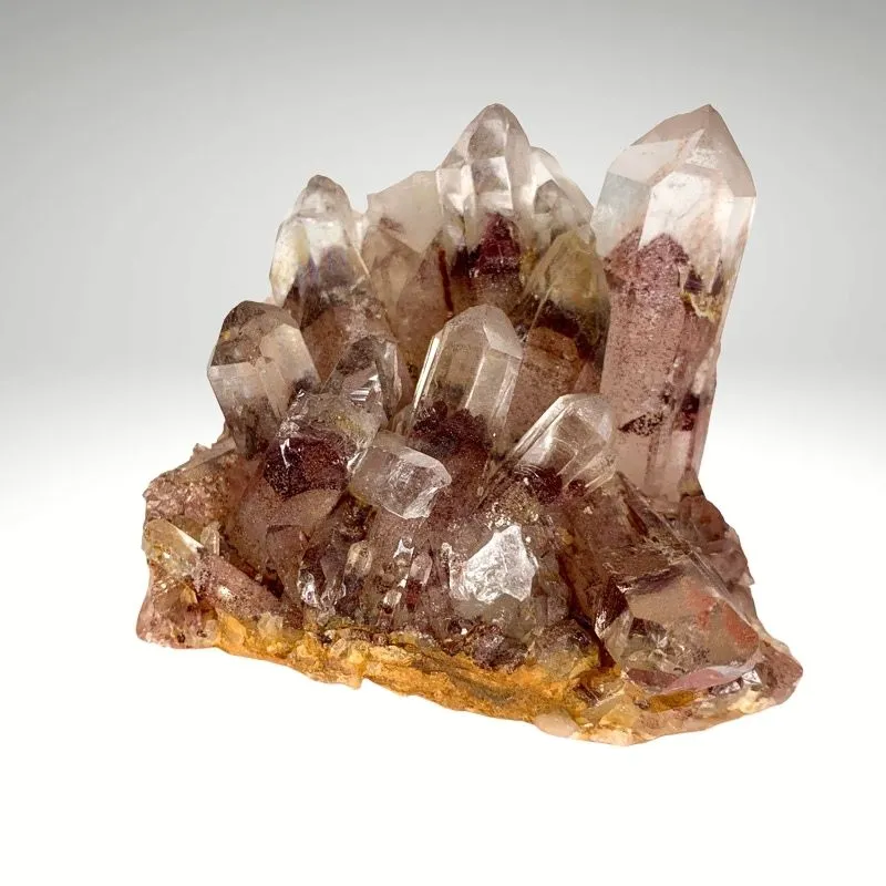 Quartz with Hematite Inclusions from India, Tamil Nadu, Karur District - image 3