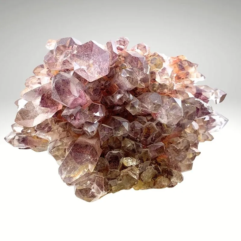 Quartz with Hematite Inclusions from India, Tamil Nadu, Karur District - image 2
