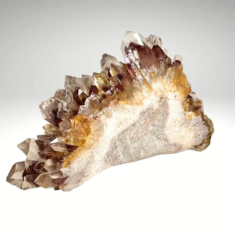 Quartz with Hematite Inclusions from India, Tamil Nadu, Karur District - image 5