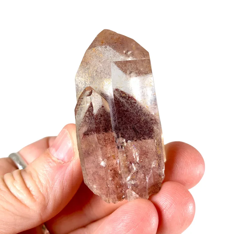 Quartz with Hematite Inclusions from India, Tamil Nadu, Karur District - image 2