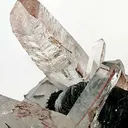 Quartz With Hematite Inclusions on Hematite - image 3