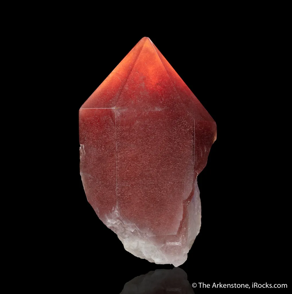 Quartz with Hematite Inclusions (Strawberry Quartz) image