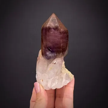 Quartz  with Hematite (Scepter)