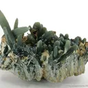 Quartz With Included Hedenbergite and Hematite - image 1