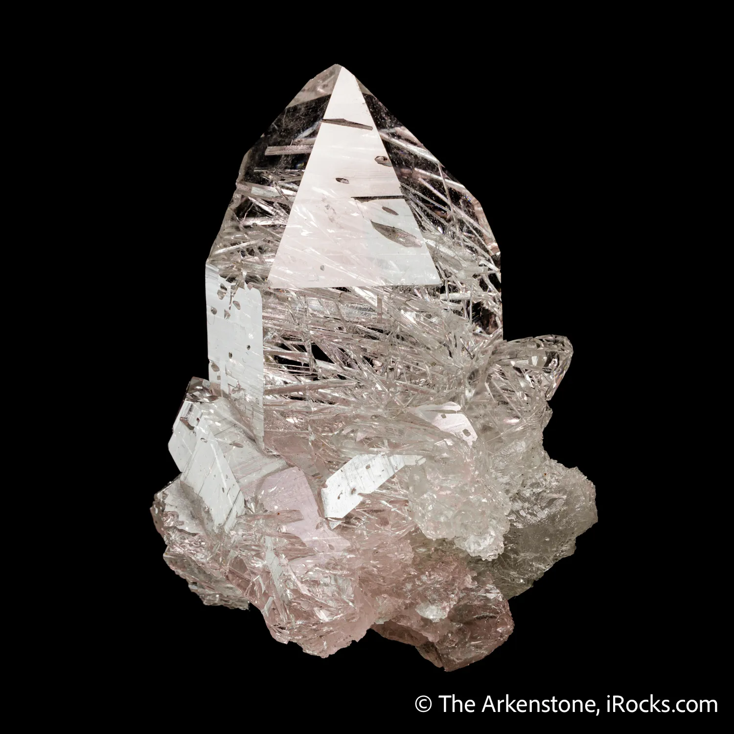 Quartz with Inclusions (Anhydrite casts) - image 6