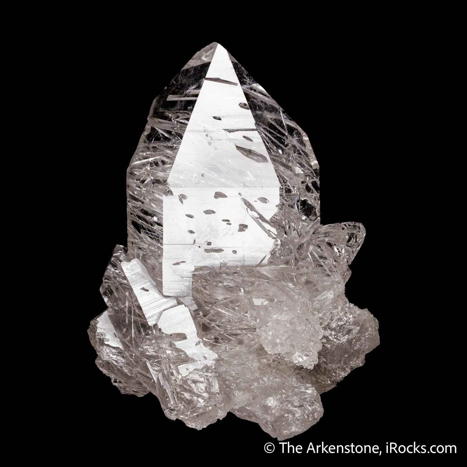 Quartz with Inclusions (Anhydrite casts) - image 3