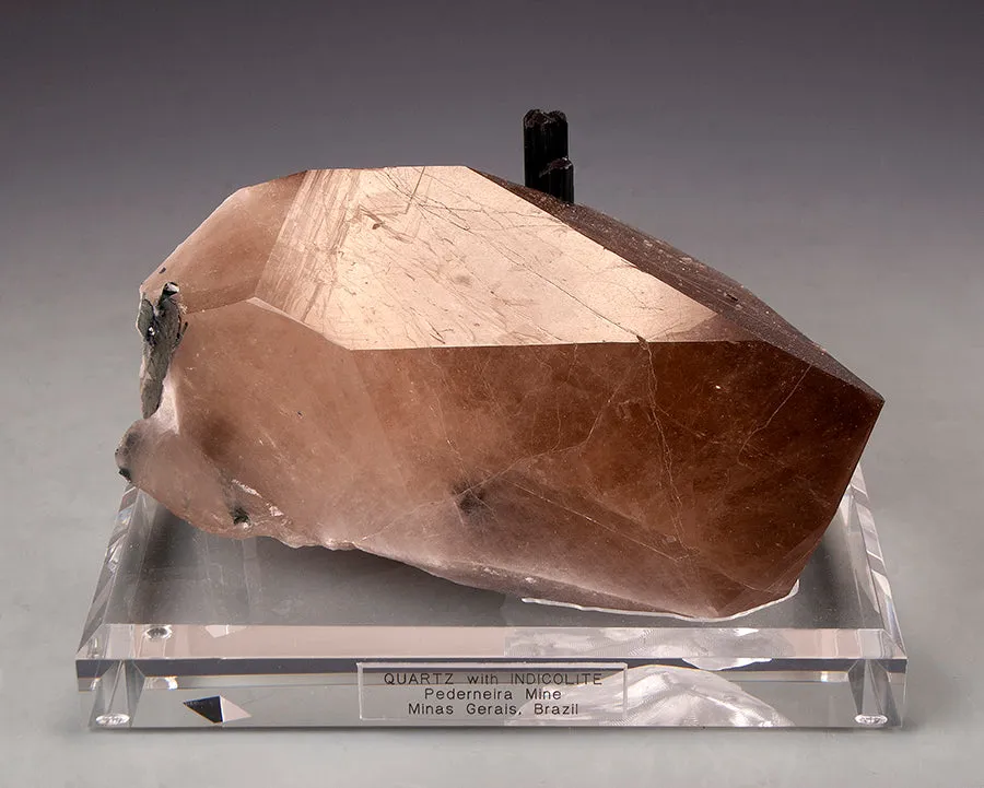 Quartz with Indicolite - image 1