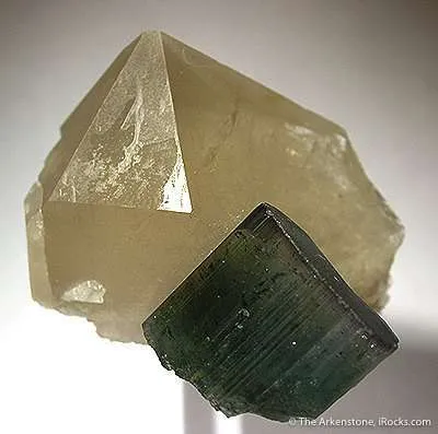 Quartz With Indicolite Tourmaline - image 3