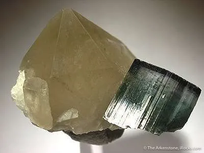 Quartz With Indicolite Tourmaline image