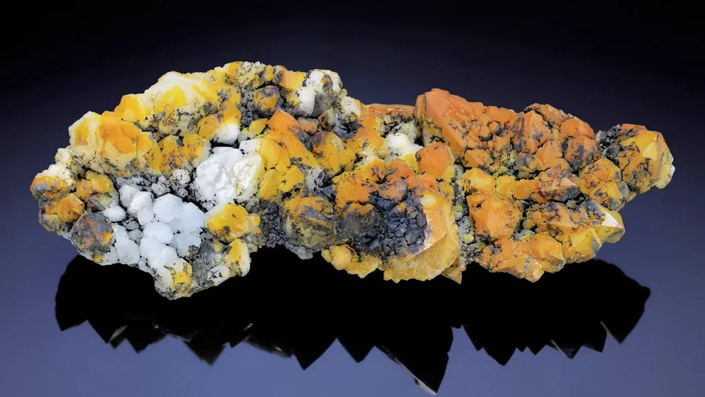 Quartz with Iron and Manganese oxides image