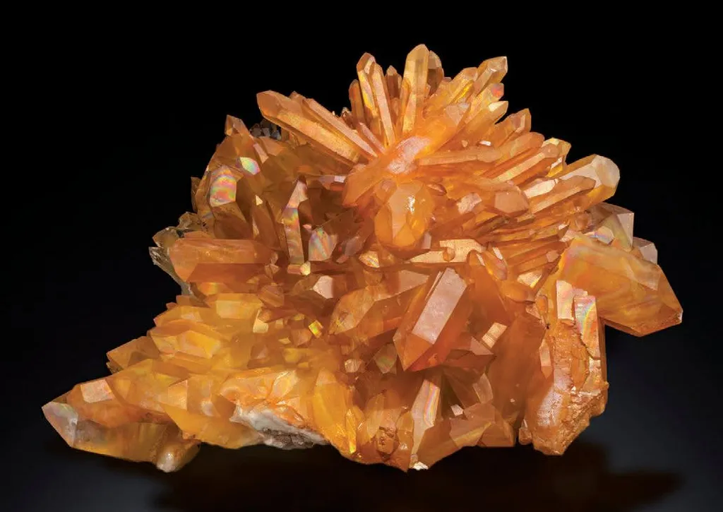 Quartz with Iron oxide coating image