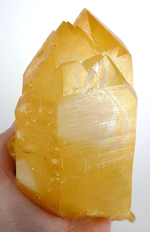 Quartz With Iron Staining image
