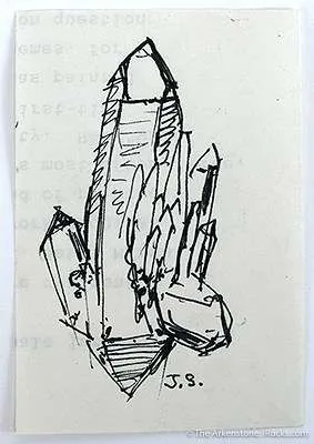 Quartz (With John Sinkankas Sketch) - image 2