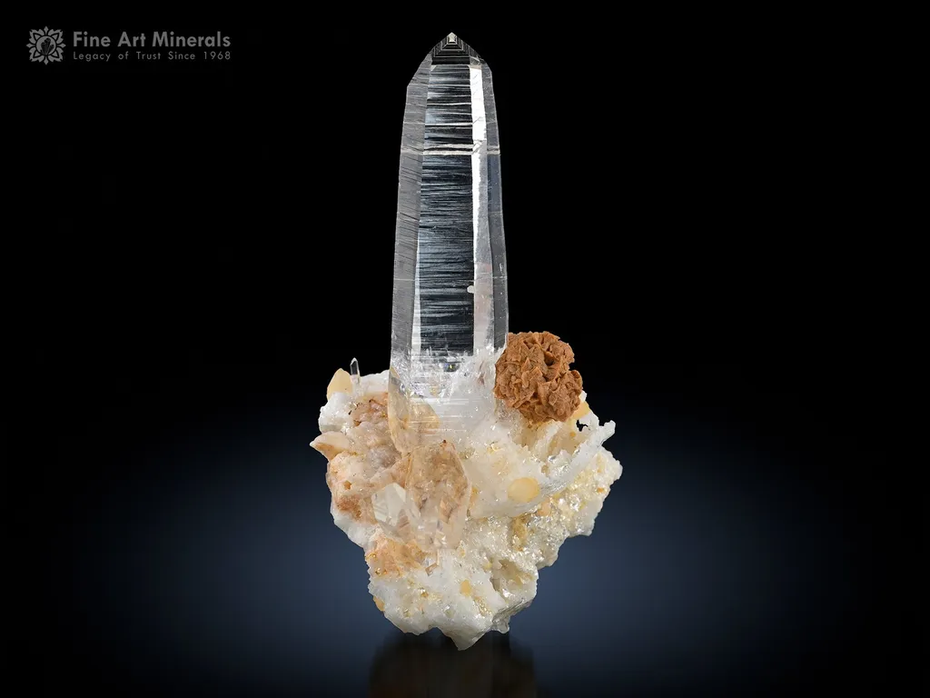 Quartz with Limonite from Pakistan image