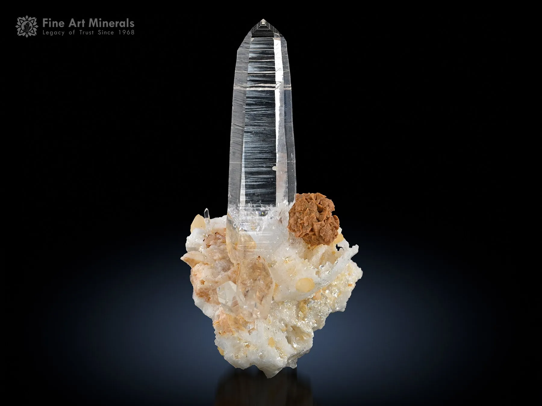 Quartz with Limonite from Pakistan - image 1