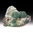 Quartz with Malachite - image 1