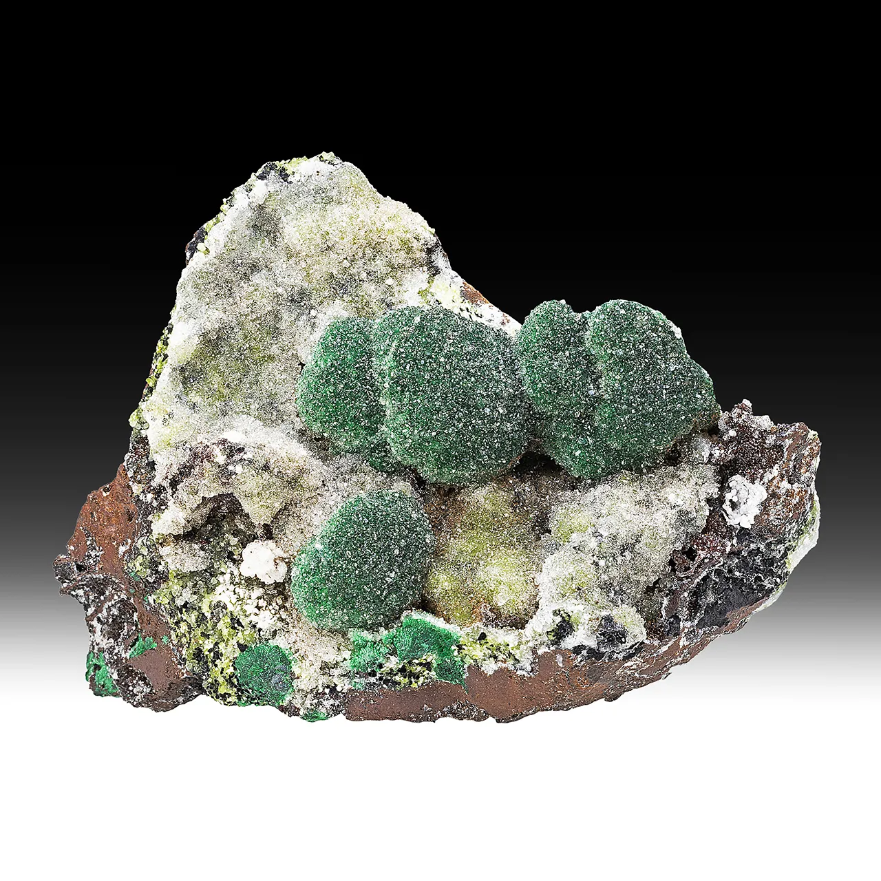 Quartz with Malachite - image 1