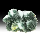 Quartz with Malachite, Chrysocolla - image 1