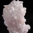 Quartz With Mangano-Calcite on Calcite - image 3